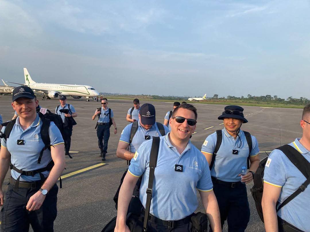 Popemobile, Suiss Guards arrive in Africa ahead of papal visit
